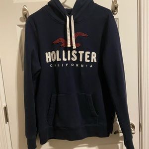 Boys navy blue Hollister Hoodie